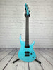 Balaguer Diablo Select 7 String Baritone 27" Electric Guitar Metallic Cerulean Blue